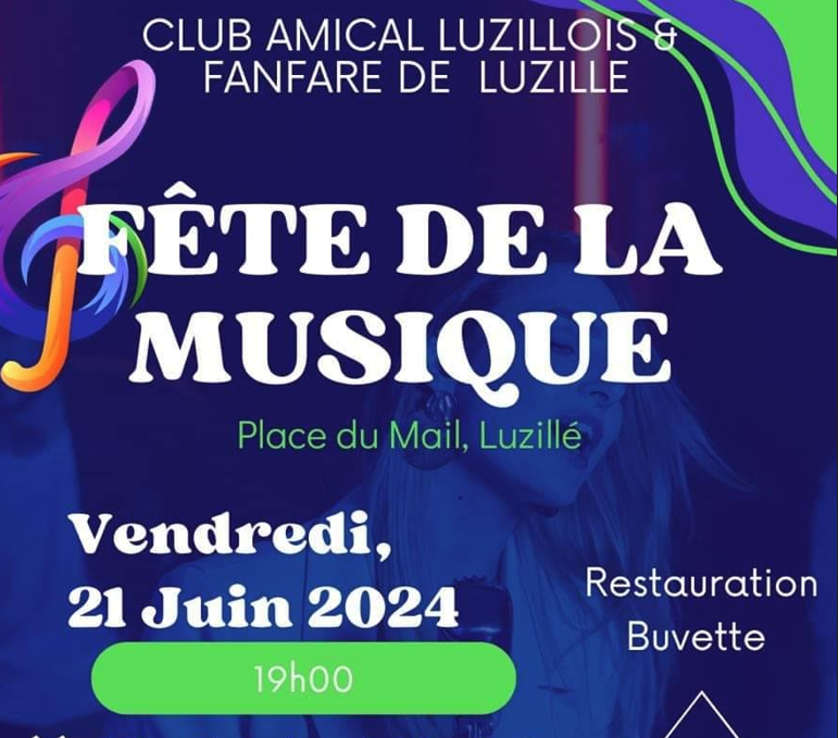 Fête de la musique le 21 juin à Luzillé